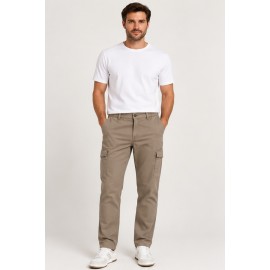 Pantalón cargo hombre piqué