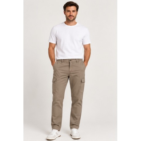 Pantalón cargo hombre piqué