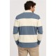 Polo rayas manga larga hombre