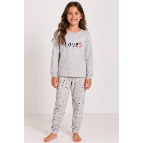 Pijama niña Love