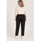 Pantalón liso para mujer con goma 