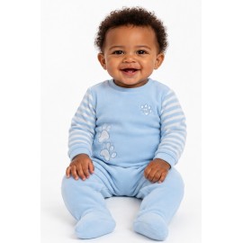 Pijama pelele bebé "Huellas"