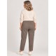 Pantalones, Vaqueros y Leggins	 Pantalón liso para mujer con goma