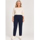 Pantalones, Vaqueros y Leggins	 Pantalón liso para mujer con goma
