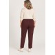 Pantalones, Vaqueros y Leggins	 Pantalón liso para mujer con goma