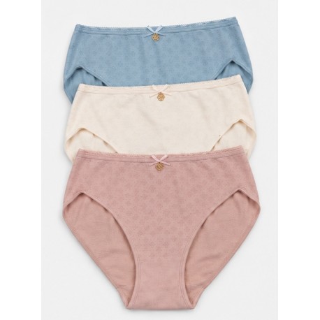Pack 3 bragas mujer poliamida