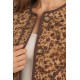 Chaqueta estampado flores mujer