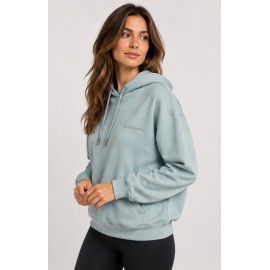 Sudadera técnica capucha mujer