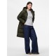 Chaqueta acolchada larga Pieces mujer