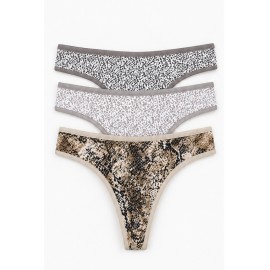 Pack 3 tangas mujer Animal Print