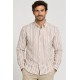 Camisa rayas hombre manga larga
