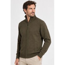 Chaqueta punto cremallera hombre