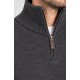 Jersey punto media cremallera hombre
