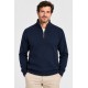 Jersey punto media cremallera hombre