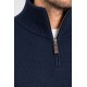 Jersey punto media cremallera hombre