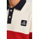 Sudadera tricolor hombre cuello polo