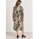 Vestido efecto doble mujer