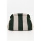Bolso mano rayas pelo mujer
