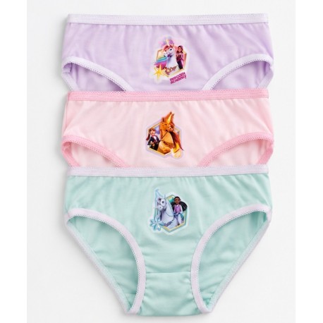 Pack 3 bragas niña Unicorns