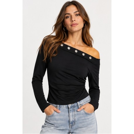 Camiseta asimétrica Tiffosi mujer