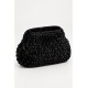 Bolso de mano terciopelo mujer