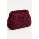 Bolso de mano terciopelo mujer