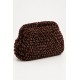 Bolso de mano terciopelo mujer