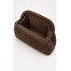 Bolso de mano brillo mujer