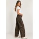 Tejano Wide Leg Leopardo mujer