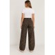 Tejano Wide Leg Leopardo mujer