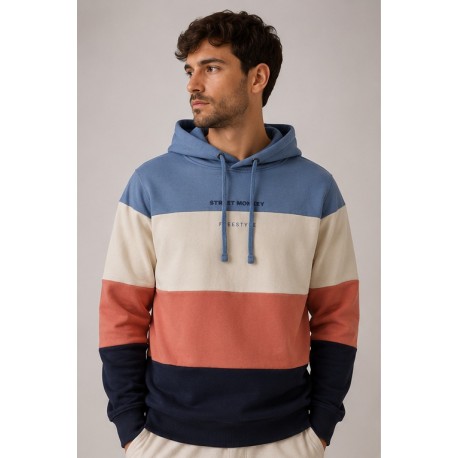 Sudadera multicolor Street Monkey hombre