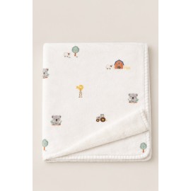 Manta bebé "Granja" Interbaby