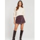 Falda pantalón tachuelas mujer