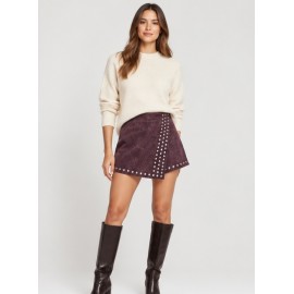 Falda pantalón tachuelas mujer