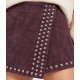 Falda pantalón tachuelas mujer