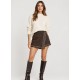 Falda pantalón tachuelas mujer