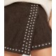 Falda pantalón tachuelas mujer