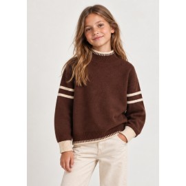 Jersey cuello semicisne Newness niña