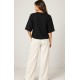 Chaqueta punto botones mujer