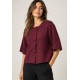 Chaqueta punto botones mujer
