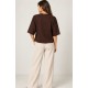 Chaqueta punto botones mujer