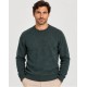 Jersey punto cuello caja hombre