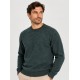 Jersey punto cuello caja hombre