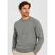 Jersey punto cuello caja hombre