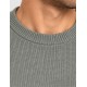 Jersey punto cuello caja hombre