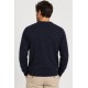 Jersey punto cuello caja hombre