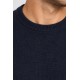 Jersey punto cuello caja hombre