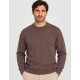 Jersey punto cuello caja hombre