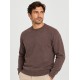 Jersey punto cuello caja hombre