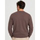 Jersey punto cuello caja hombre